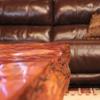 Handmade rustic coffee table.